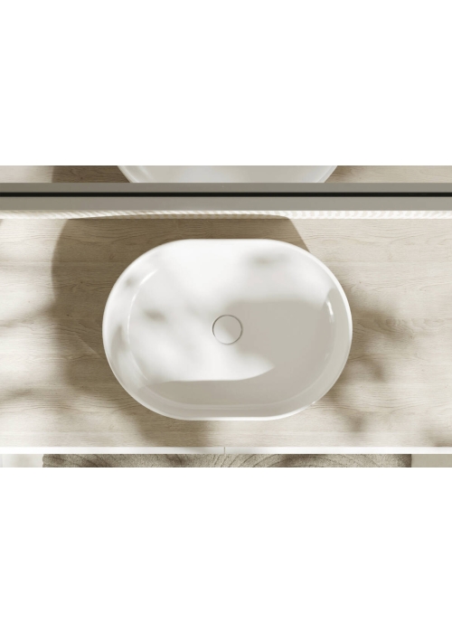 Умивальник накладний без переливу Hansgrohe Xuniva U SmartClea, 550х400 мм White (61073450)