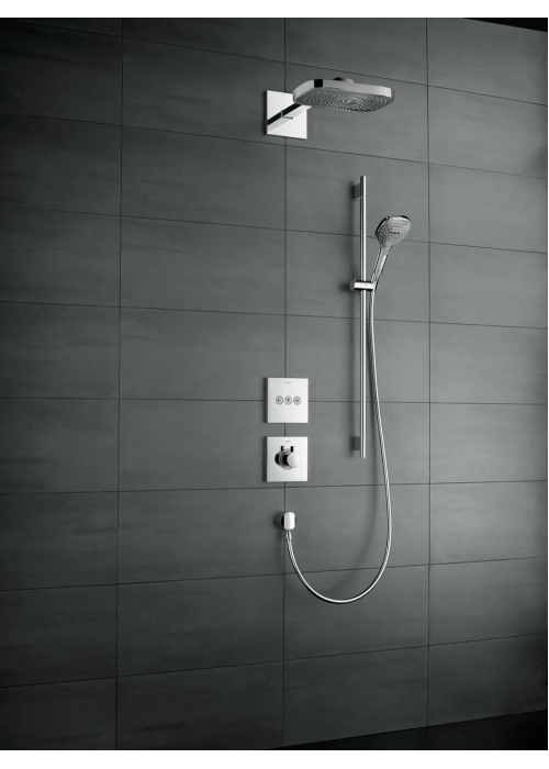 Термостат скрытого монтажа Hansgrohe ShowerSelect Highﬂow Matt Black 15760670