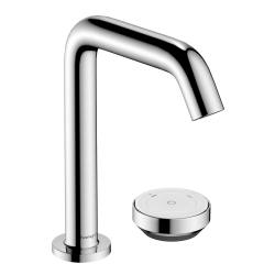 Смеситель Hansgrohe Tecturis S 150 CoolStart на 2 отверстия для умывальника, Chrome (73353000)