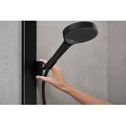 Душова система Hansgrohe Rainfinity Showerpipe 250 1jet EcoSmart з термостатом ShowerTablet 350, Matt Black 28742670