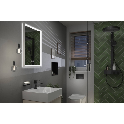 Душова система Hansgrohe Rainfinity Showerpipe 250 1jet EcoSmart з термостатом ShowerTablet 350, Matt Black 28742670