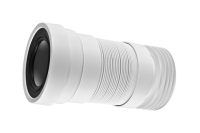 Гофра для унітазу McALPINE 230-400мм, подовжений вхід WC-F23R-PL