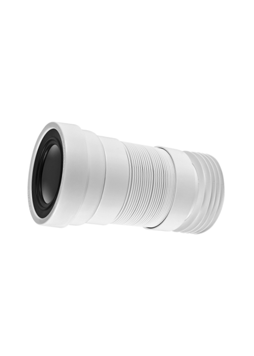 Гофра для унітазу McALPINE 230-400мм, подовжений вхід WC-F23R-PL