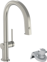 Змішувач кухонний Hansgrohe Aqittura M91 FilterSystem 210 1jet pull-out Sbox кухонний (76826800) Stainless Steel Finish