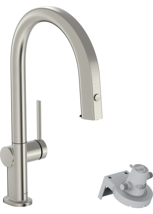 Змішувач кухонний Hansgrohe Aqittura M91 FilterSystem 210 1jet pull-out Sbox кухонний (76826800) Stainless Steel Finish