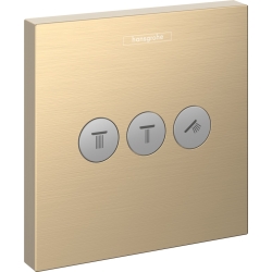 Переключатель Hansgrohe ShowerSelect на 3 клавиши Brushed Bronze 15764140