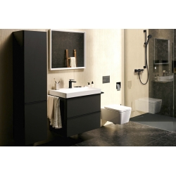 Смеситель Hansgrohe Tecturis E 110 CoolStart для умывальника без донного клапана, Matt Black (73012670)