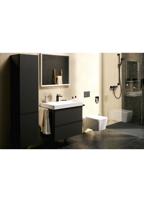 Смеситель Hansgrohe Tecturis E 110 CoolStart для умывальника без донного клапана, Matt Black (73012670)