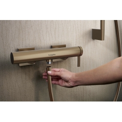 Смеситель Hansgrohe Tecturis E для душа, Brushed Bronze (73620140)