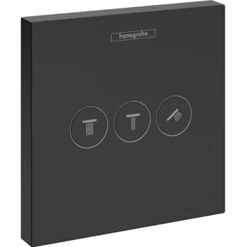 Перемикач Hansgrohe ShowerSelect на 3 клавіші Matt Black 15764670