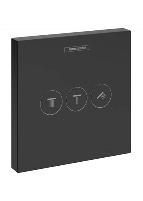 Переключатель Hansgrohe ShowerSelect на 3 клавиши Matt Black 15764670