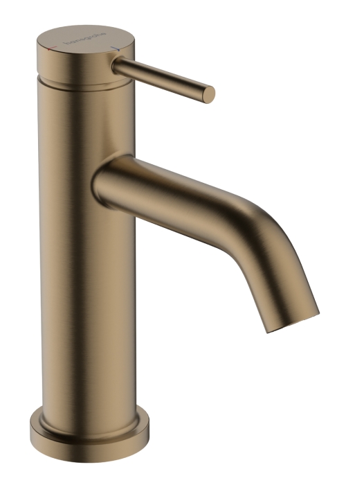 Змішувач Hansgrohe Tecturis S 80 CoolStart для умивальника без донного клапана, Brushed Bronze (73301140)