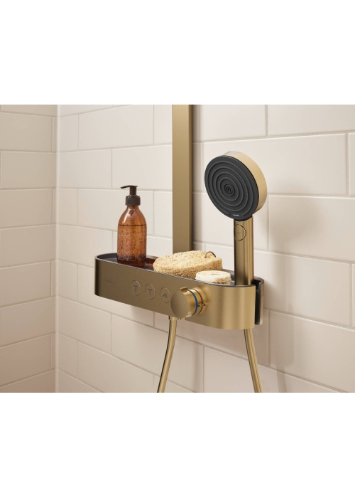 Ручной душ Hansgrohe Pulsify Select Relaxation 105 3jet EcoSmart, Brushed Bronze (24111140)