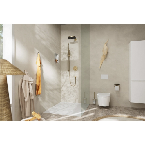 Верхній душ Hansgrohe Pulsify 260 1jet EcoSmart, Brushed Bronze (24141140)