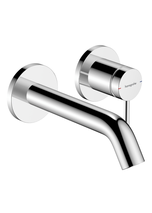 Смеситель Hansgrohe Tecturis S 165 для умывальника со стены, Chrome (73350000)