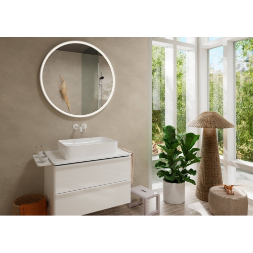 Змішувач Hansgrohe Tecturis S 225 для умивальника зі стіни, Matt White (73351700)