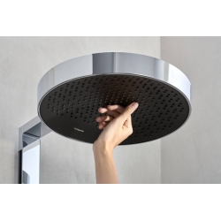 Душова система Hansgrohe Rainfinity Showerpipe 360 1jet з термостатом ShowerTablet 350, Chrome 26853000