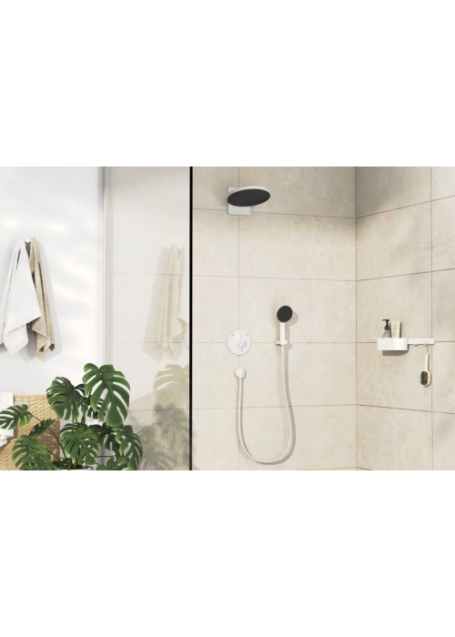 Смеситель скрытого монтажа Hansgrohe DuoTurn S на 2 функции, Matt White 75418700