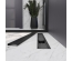 Трап лінійний AQUA 70cм та решіткою Line mattblack