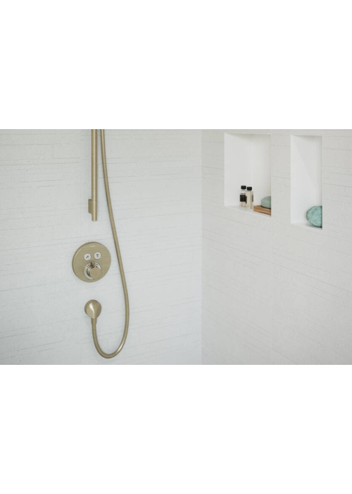 Термостат скрытого монтажа Hansgrohe ShowerSelect S на 2 клавиши Brushed Bronze 15743140