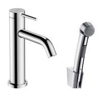 Змішувач Hansgrohe Tecturis S 110 для умивальника з гігієнічною лійкою, Chrome (73211000)