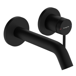 Смеситель Hansgrohe Tecturis S 165 для умывальника из стены, Matt Black (73350670)