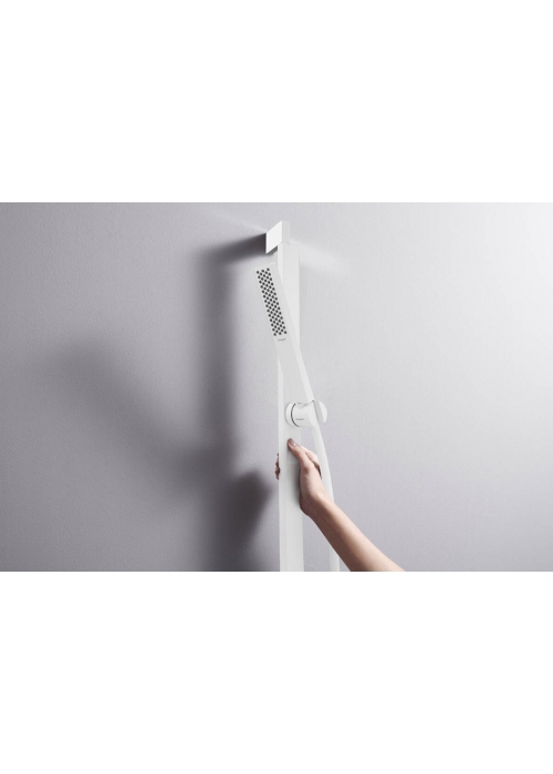 Душовий набір Hansgrohe Pulsify E 100 1jet EcoSmart+ 65 см, Matt White (24371700)