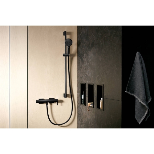 Душова штанга Hansgrohe Pulsify S 90 см зі шлангом 160 см, Matt Black (24401670)