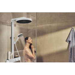 Душова система Hansgrohe Rainfinity Showerpipe 360 1jet з термостатом ShowerTablet 350, Matt White 26853700