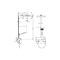 Душевая система Hansgrohe Rainfinity Showerpipe 360 1jet с термостатом ShowerTablet 350, Matt White 26853700