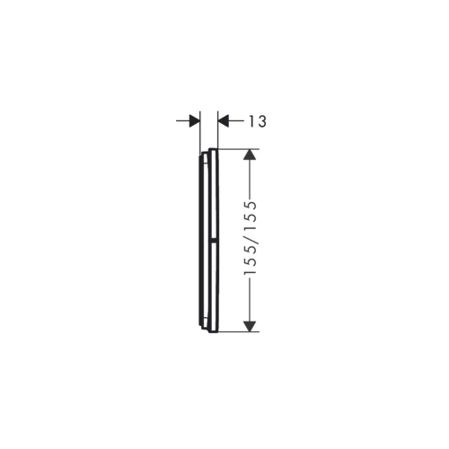 Перемикач Hansgrohe ShowerSelect Comfort S на 3 функції, Chrome 15558000