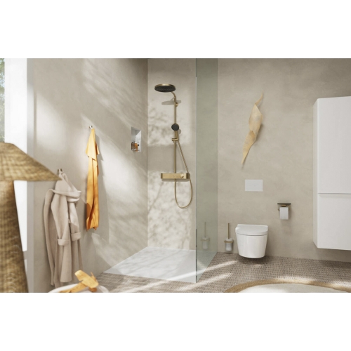 Душова система Hansgrohe Pulsify Showerpipe 260 1jet 400, Brushed Bronze (24220140)