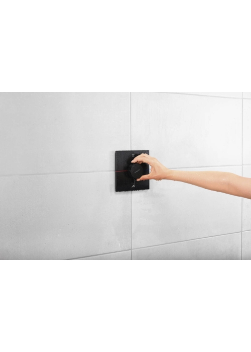 Термостат скрытого монтажа Hansgrohe ShowerSelect Comfort E на 2 функции, Matt Black 15572670