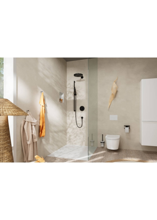 Термостат скрытого монтажа Hansgrohe ShowerSelect Comfort S на 2 функции, Matt Black 15554670