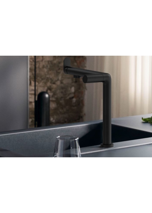 Змішувач кухонний Hansgrohe Aqittura M91 SodaSystem 240 1jet кухонний сет (76810670) Matt Black