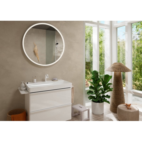 Змішувач Hansgrohe Tecturis S 110 Fine CoolStart для умивальника з донним клапаном pop-up, Matt White (73323700)