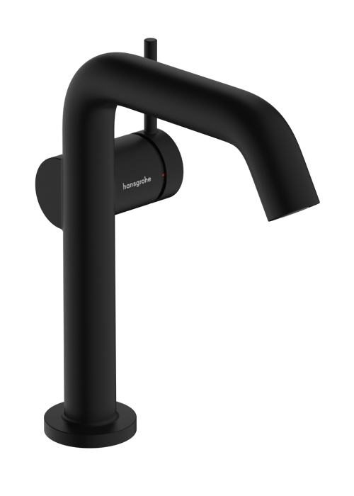 Смеситель Hansgrohe Tecturis S 150 Fine CoolStart для умывальника без донного клапана, Matt Black (73341670)