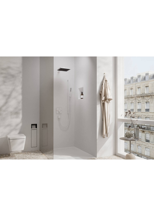 Термостат скрытого монтажа Hansgrohe ShowerSelect Comfort E на 2 функции, Matt White 15572700