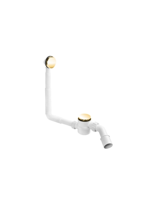 Сифон для ванни/піддона McALPINE "клік-клак" з отвором 40/50 HC2600CL-GOLD-PVD золото