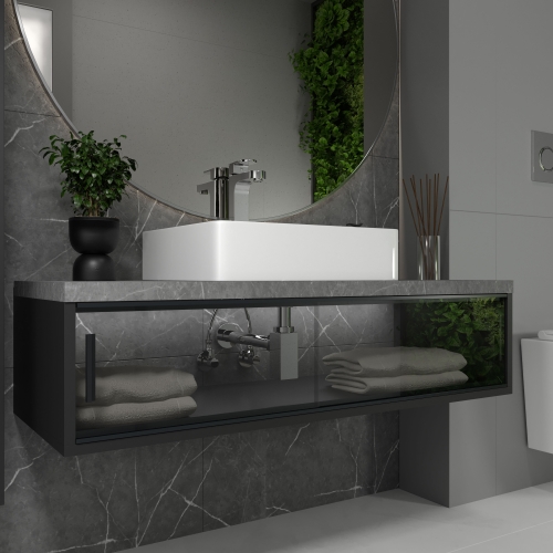 Сифон для умивальника квадратний Koller Pool латунь d32, хром 1049520350