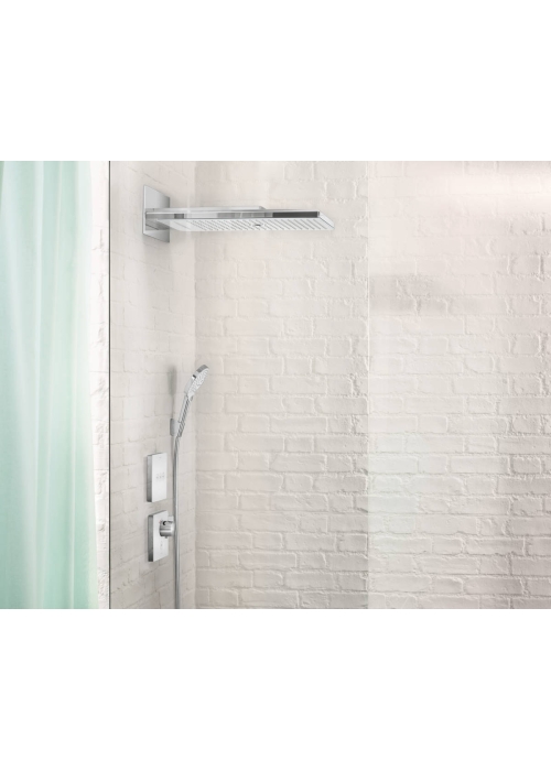 Переключатель Hansgrohe ShowerSelect Glass на 3 клавиши, цвет белый/хром 15736400