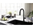 Смеситель кухонный Hansgrohe Aqittura M91 FilterSystem 210 1jet pull-out кухонный Matt Black 76803670