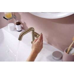 Змішувач Hansgrohe Tecturis S 110 Fine CoolStart для умивальника, Brushed Bronze (73320140)