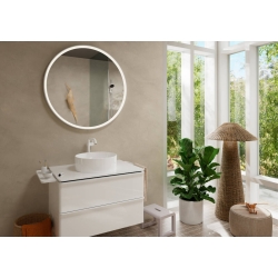 Смеситель Hansgrohe Tecturis S 240 Fine CoolStart для умывальника без донного клапана, Matt White (73372700)