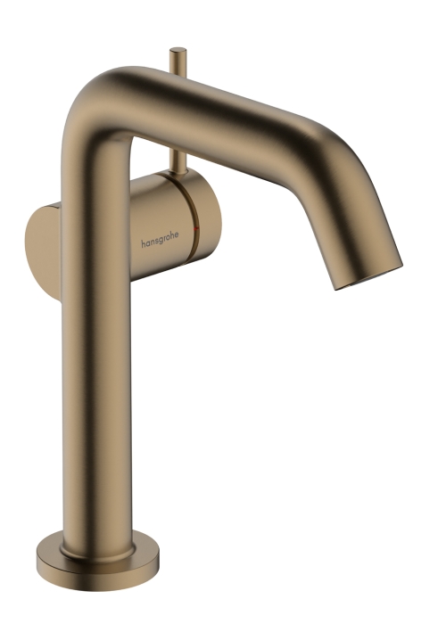 Смеситель Hansgrohe Tecturis S 150 Fine CoolStart для умывальника, Brushed Bronze (73340140)