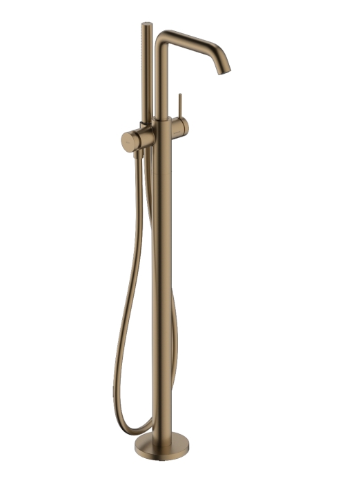 Смеситель Hansgrohe Tecturis S для напольной ванны, Brushed Bronze (73440140)