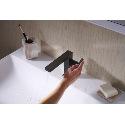 Смеситель Hansgrohe Tecturis E 110 Fine CoolStart для умывальника, Matt Black (73020670)