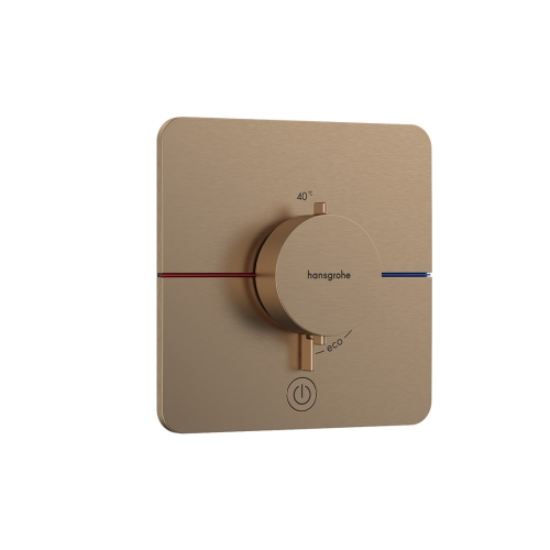 Термостат прихованого монтажу Hansgrohe ShowerSelect Comfort Q HighFlow на 1 функцію, Brushed Bronze 15589140