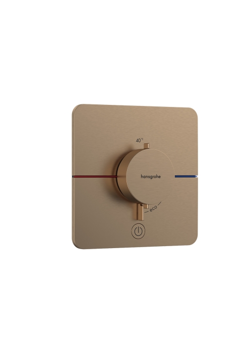 Термостат скрытого монтажа Hansgrohe ShowerSelect Comfort Q HighFlow на 1 функцию, Brushed Bronze 15589140