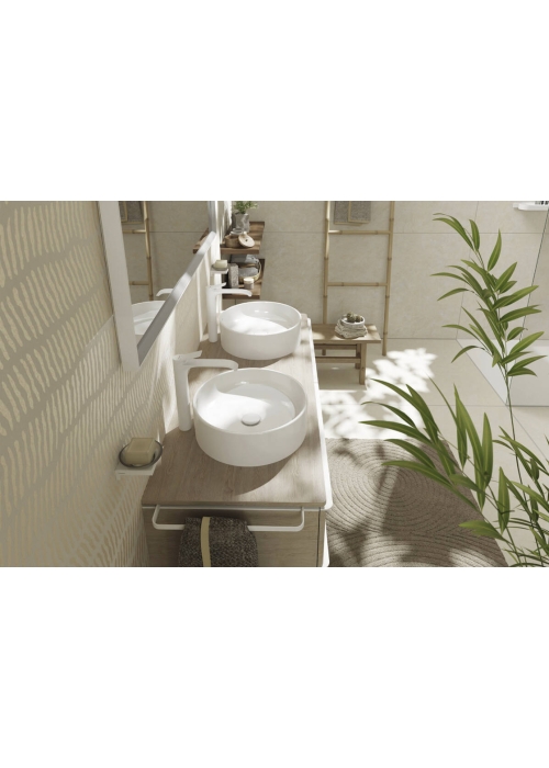 Умивальник накладний без переливу Hansgrohe Xuniva S SmartClean, 400х400 мм, White (61071450)